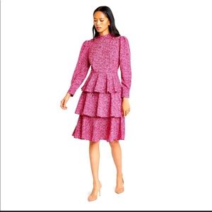 Who What Wear leopard dress NWT sz XL